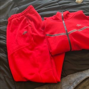 Nike Red Tech Fleece